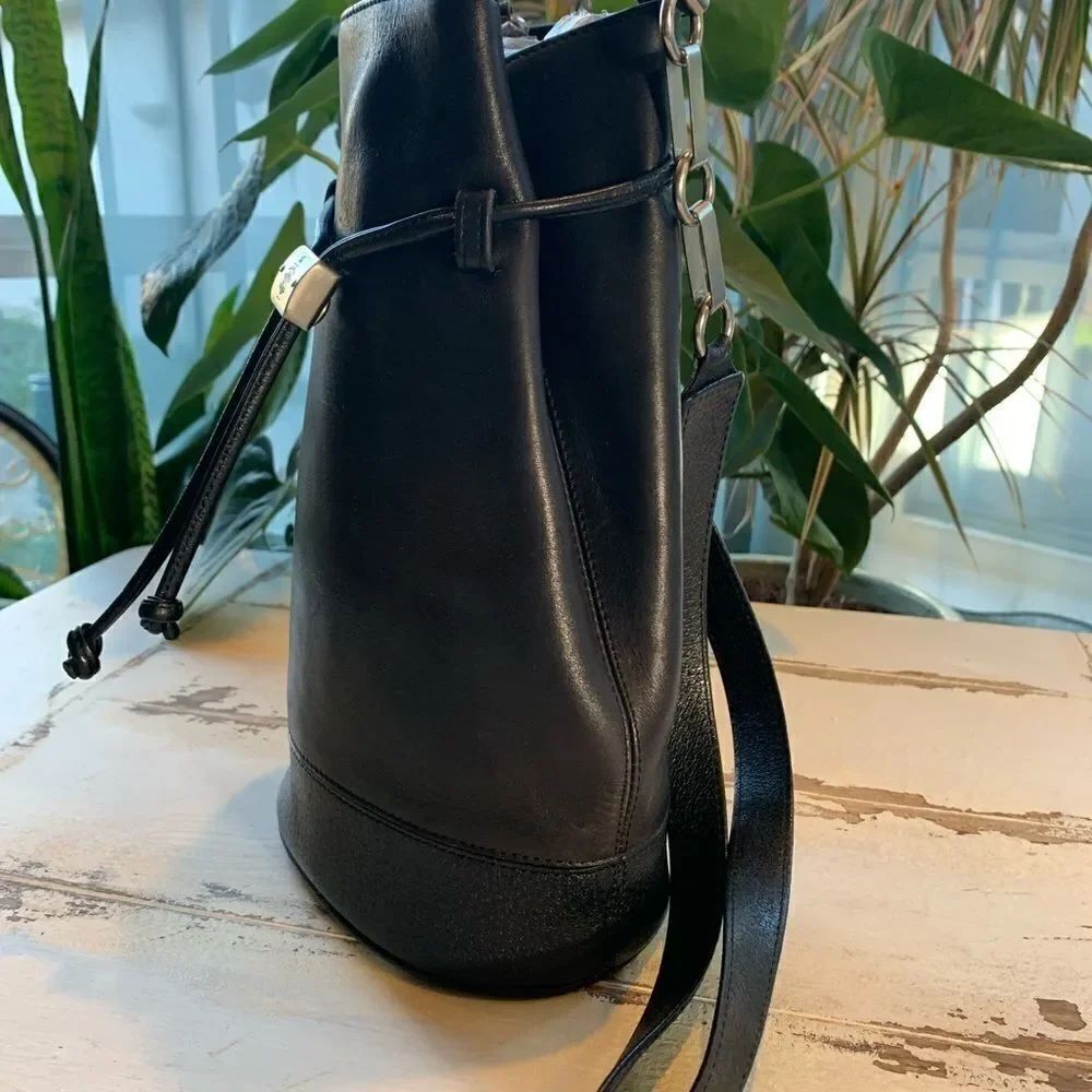 Vintage Mark Cross New York Black leather Crossbody purse - Picture 5 of 14